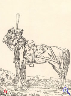 Русский гусар, 1812 год