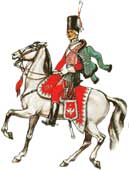 Униформа армейских гусар Российской Императорской армии 1796-1801 годов
