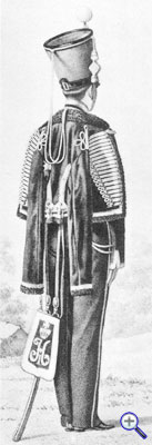 Русский гусарский ментик образца 1838 года.